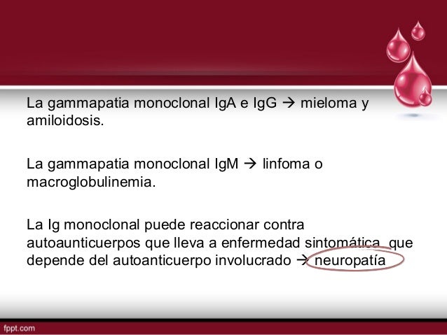 gammapatia monoclonal